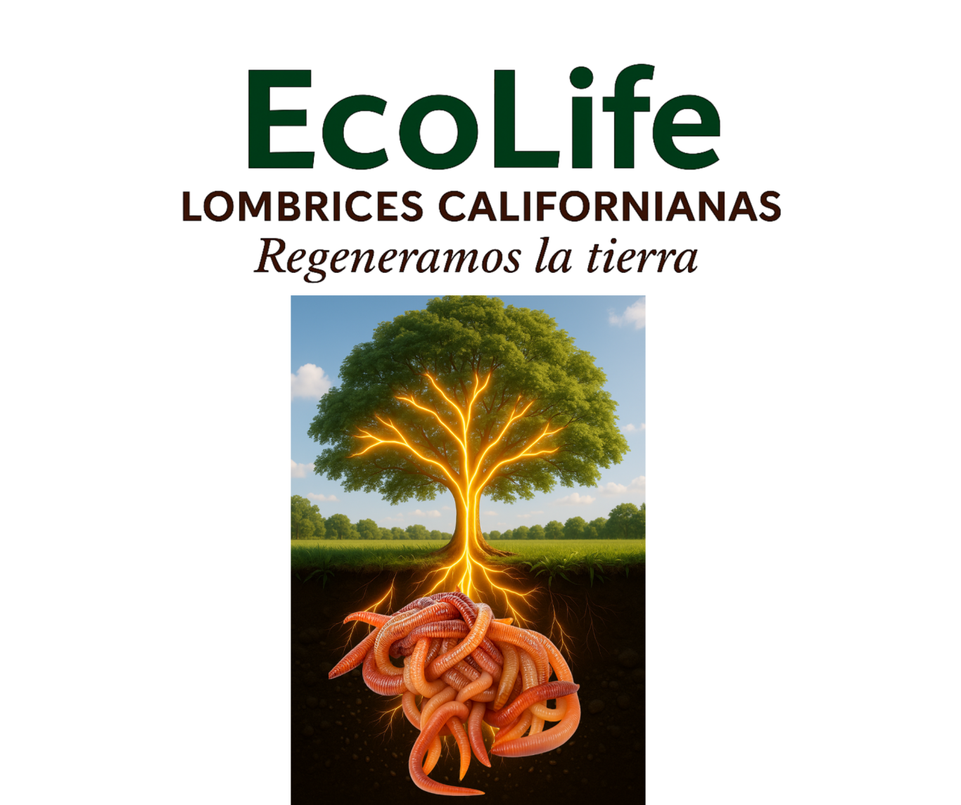 lombrices californianas · humus de lombriz · fertilizante orgánico · regeneración del suelo · agricultura sostenible